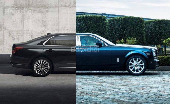 Mua xe ô tô Hyundai Genesis G90 thay cho Rolls-Royce Phantom.